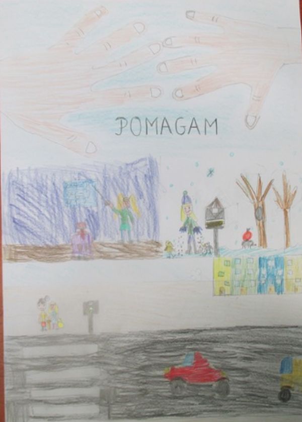 Konkurs plastyczny „Pomocna dłoń” 