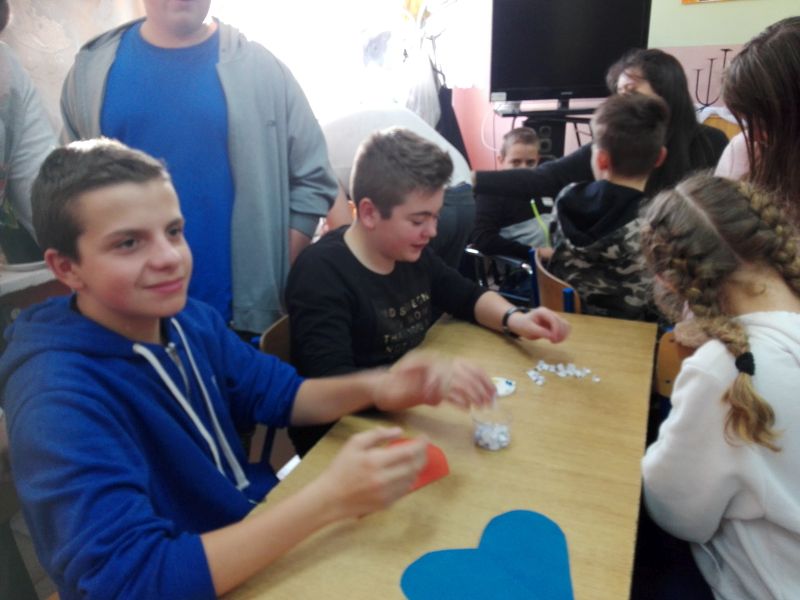 Dyskoteka andrzejkowa klas VII, VIII i III gimnazjum