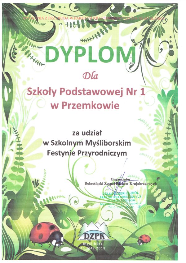 Szkolny Myśliborski Festyn Przyrodniczy