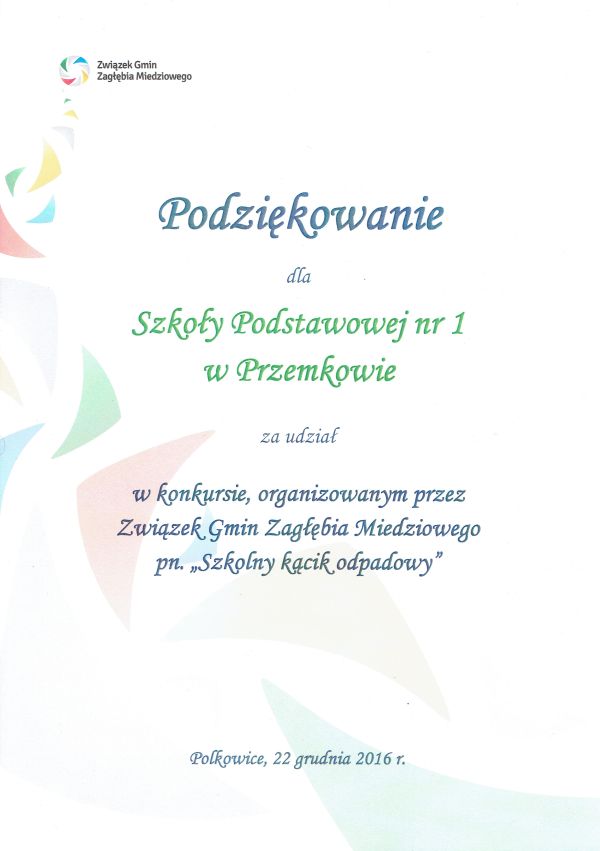 Nasz Kącik odpadowy 
